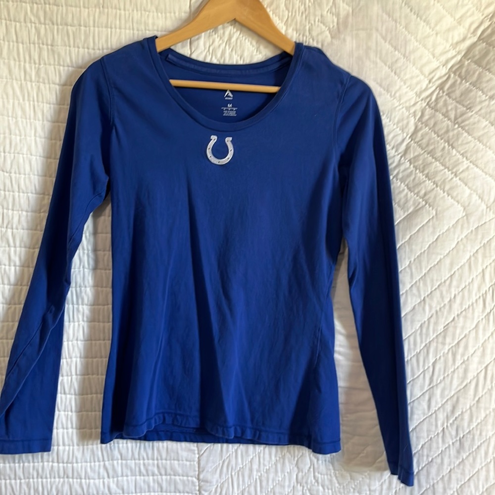 Antigua Blue Long Sleeve Tee